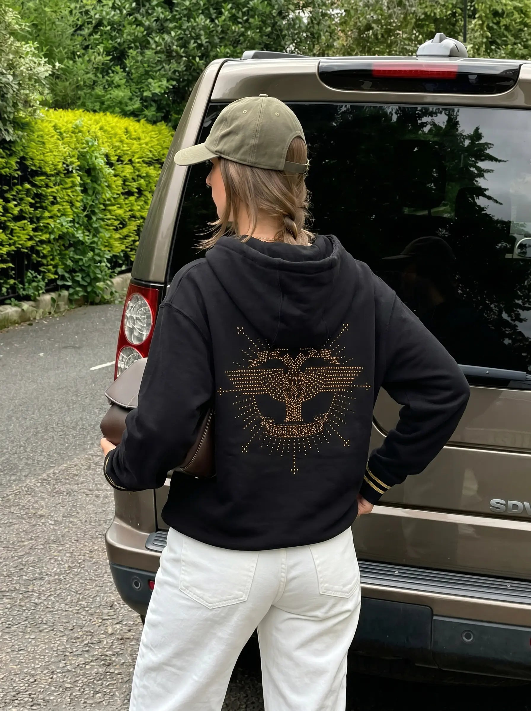 TCH Rhinestone Teddy Zip Hoodie Luxury Streetwear Brand Official Showcase