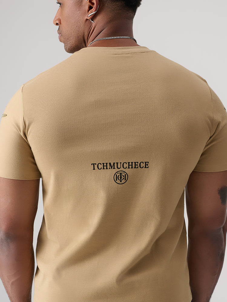 TCH Space Rabbit Round Neck Pullover Short Sleeve T-Shirt yellow HighEnd Luxury Streetwear Brand Official Showcase