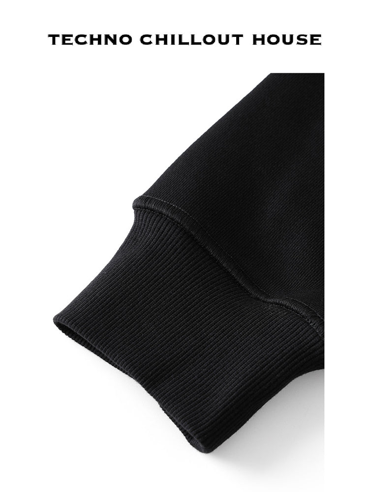tch sparkle cotton sweatshirt with strass black HighEnd Luxury Streetwear Brand Official Showcase