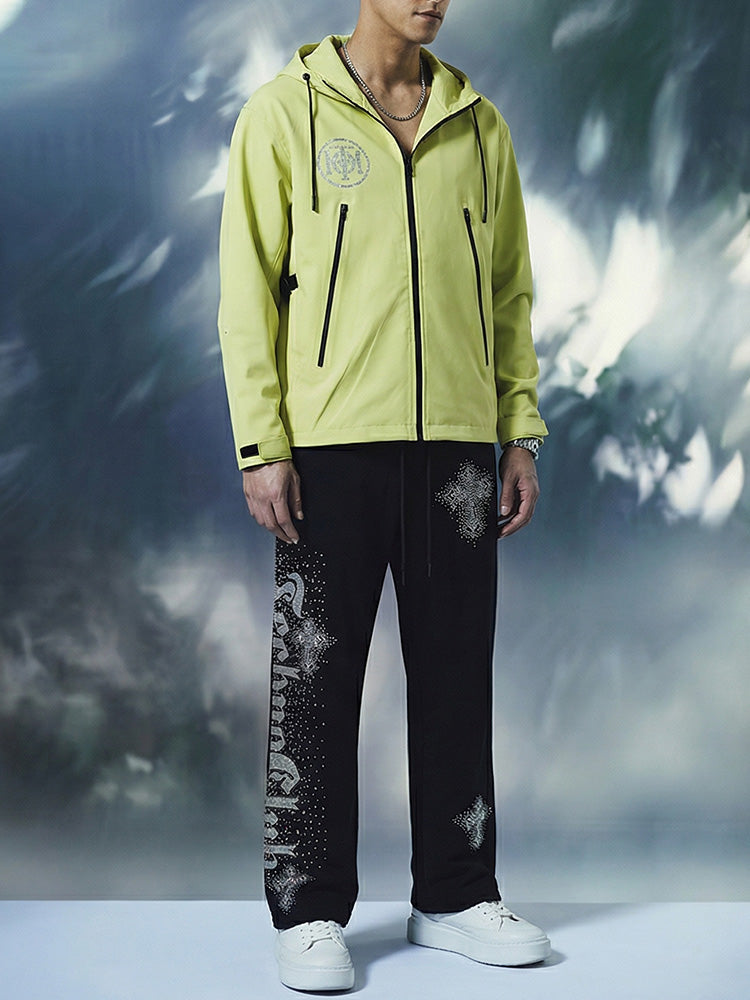 TCH Sparkling Wings Rhinestone Hooded Wind Jacket-1