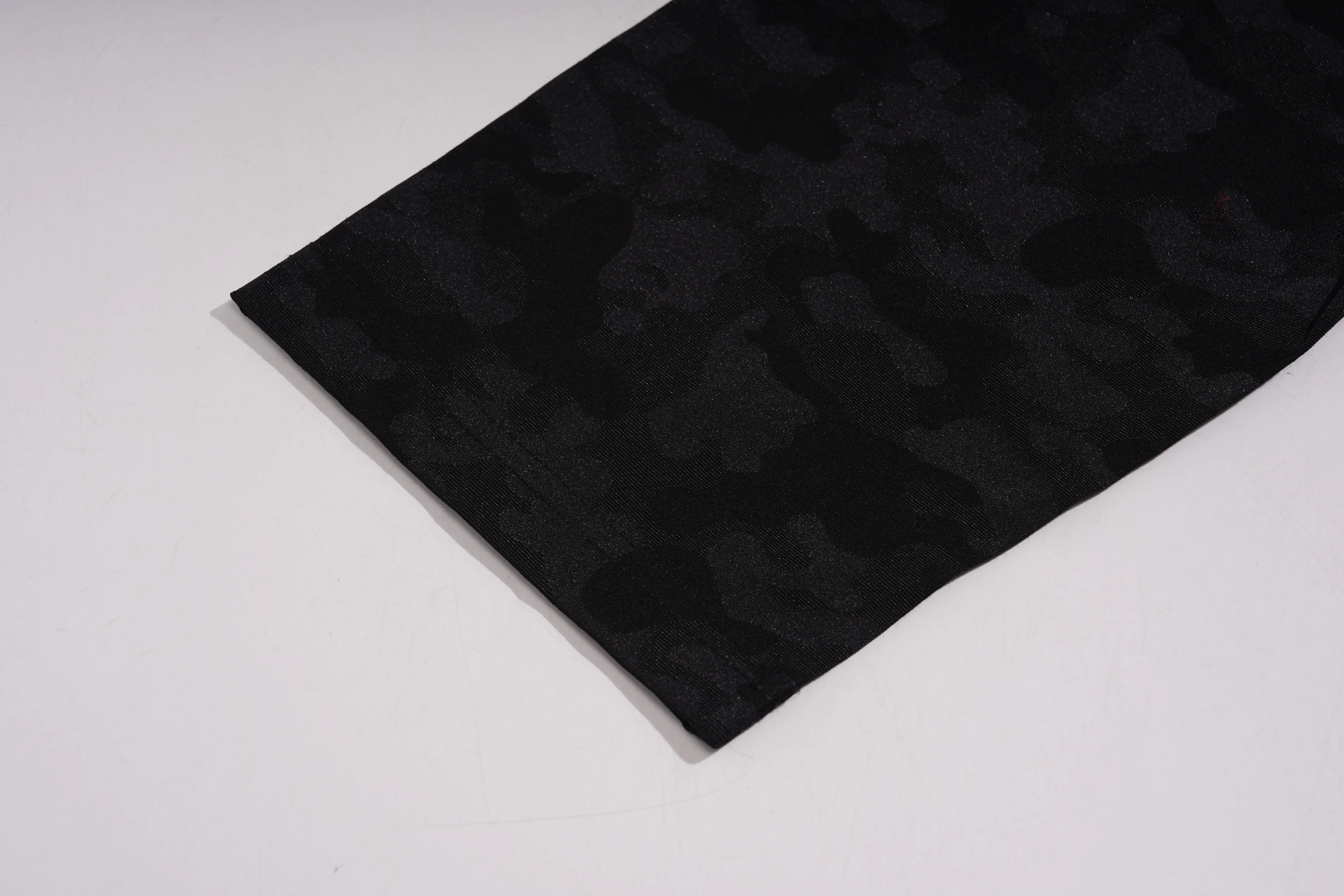 Black fabric with a subtle pattern on a white background, TCH Techno Rhinestone Graphic Oversize T-Shirt