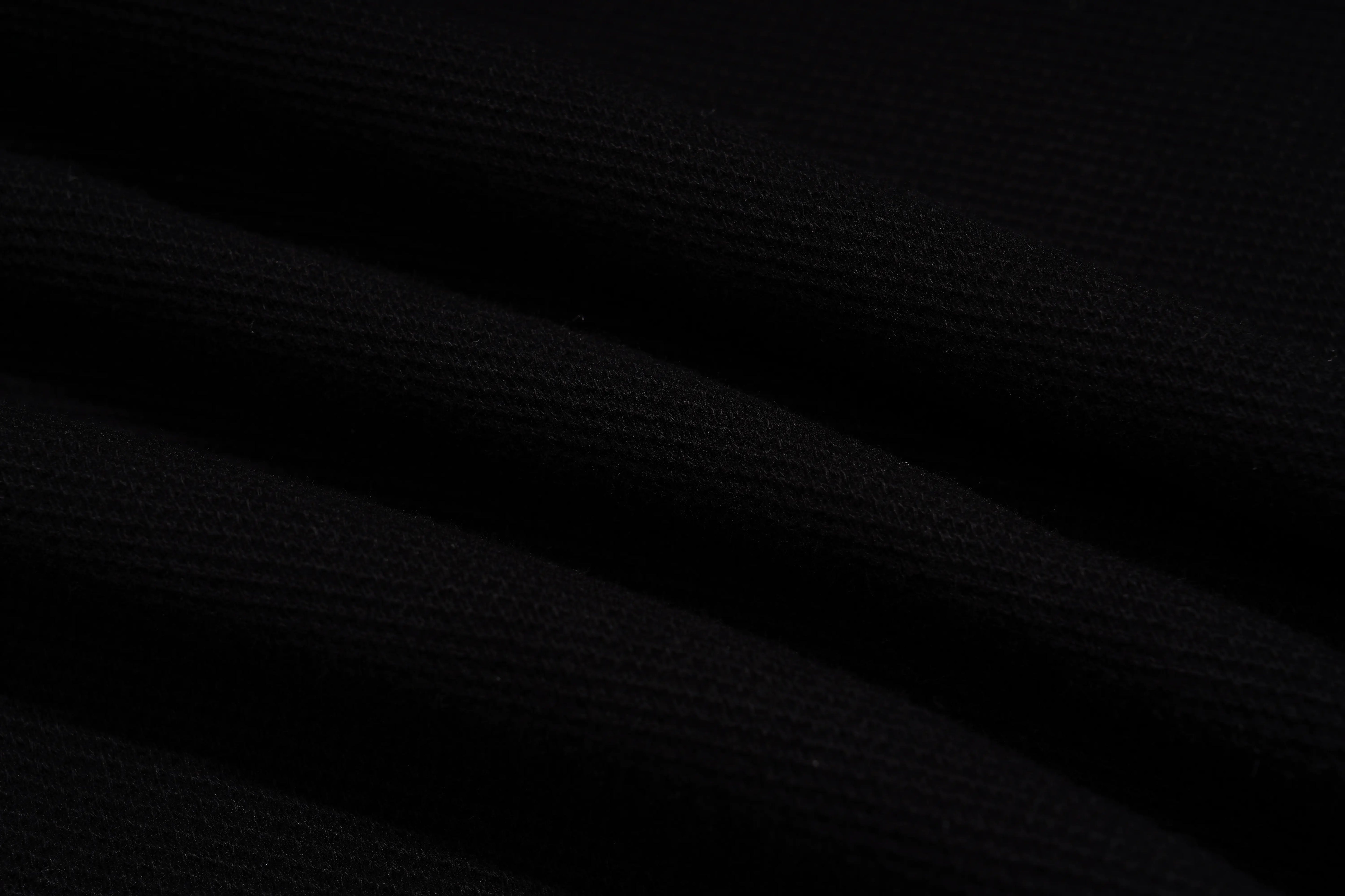 Close-up of black fabric texture, TCH Techno Teddy Rhinestone T-Shirt