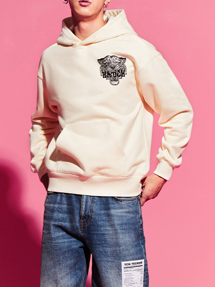 TCH Angel Wings Rhinestone Solid Hoodie