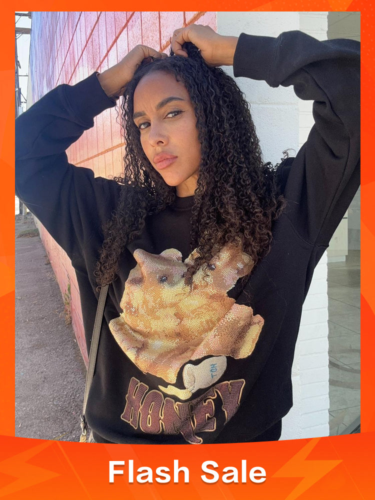 QuickShip TCH Two Bear Rhinestone Unisex Sweatshirt