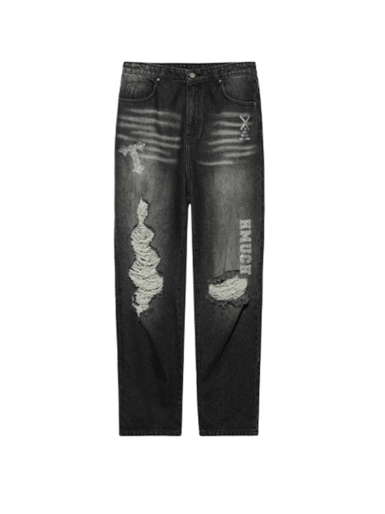 TCH Unisex High Waisted Wide Leg Jeans