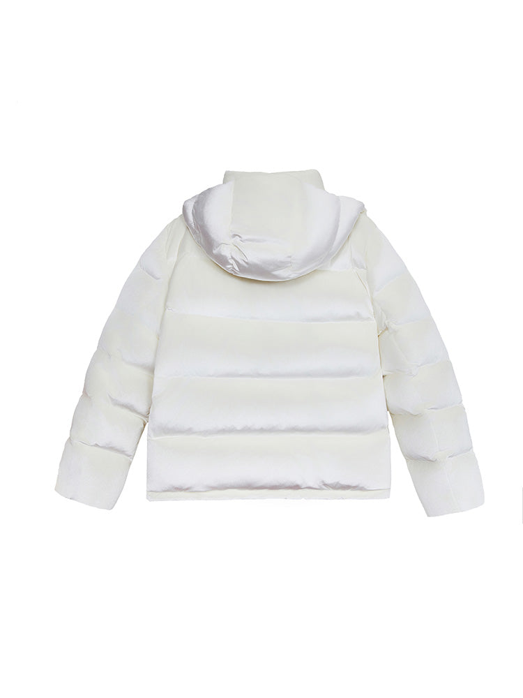 TCH Rhinestone Puffy Winter Coat with Hooded