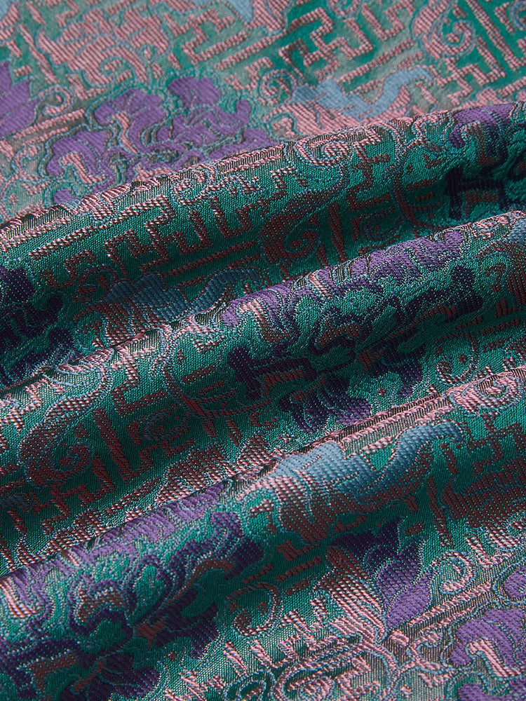 TCH Rhinestone Dragon Jacquard Down Jacket