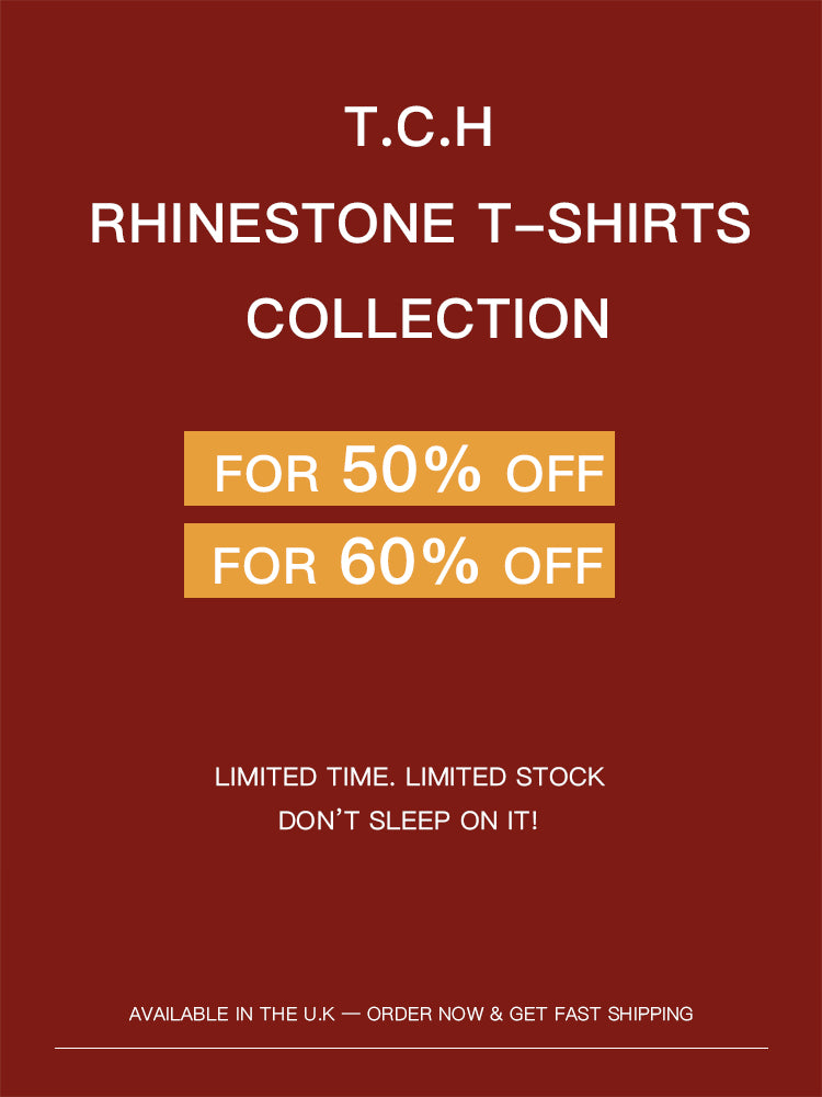 TCH Rhinestone T-Shirts UP TO 50%-USA