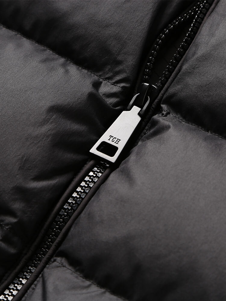 TCH Zip Up Puffer Down Vest Unisex Coat