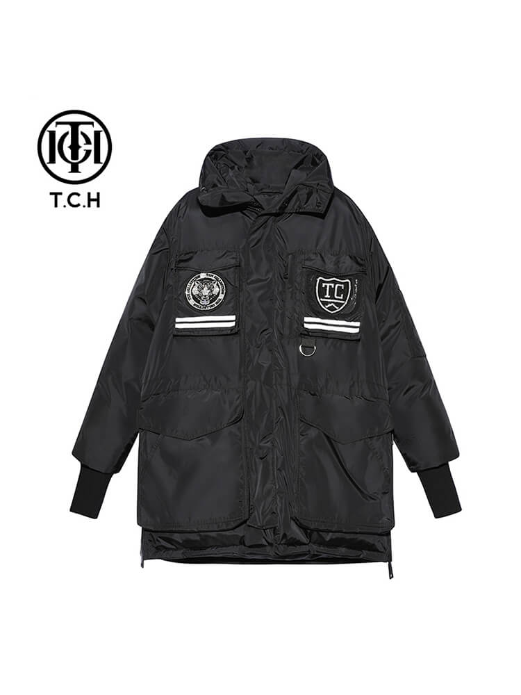 TCH Unisex Rhinestone Thickened Down Jacket
