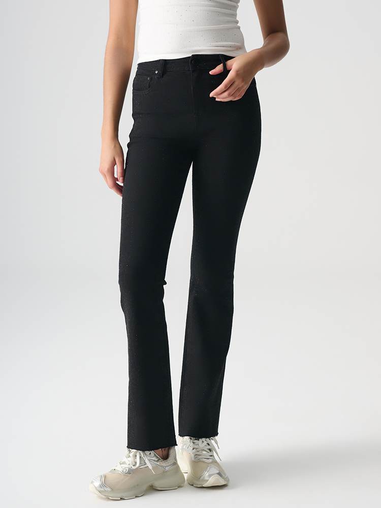 TCH Women's Black Rhinestone Embellished Jeans