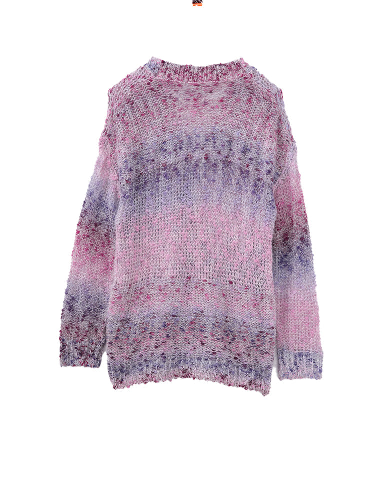 TCH Rhinestone Teddy Bear Patch Knitted Cardigan