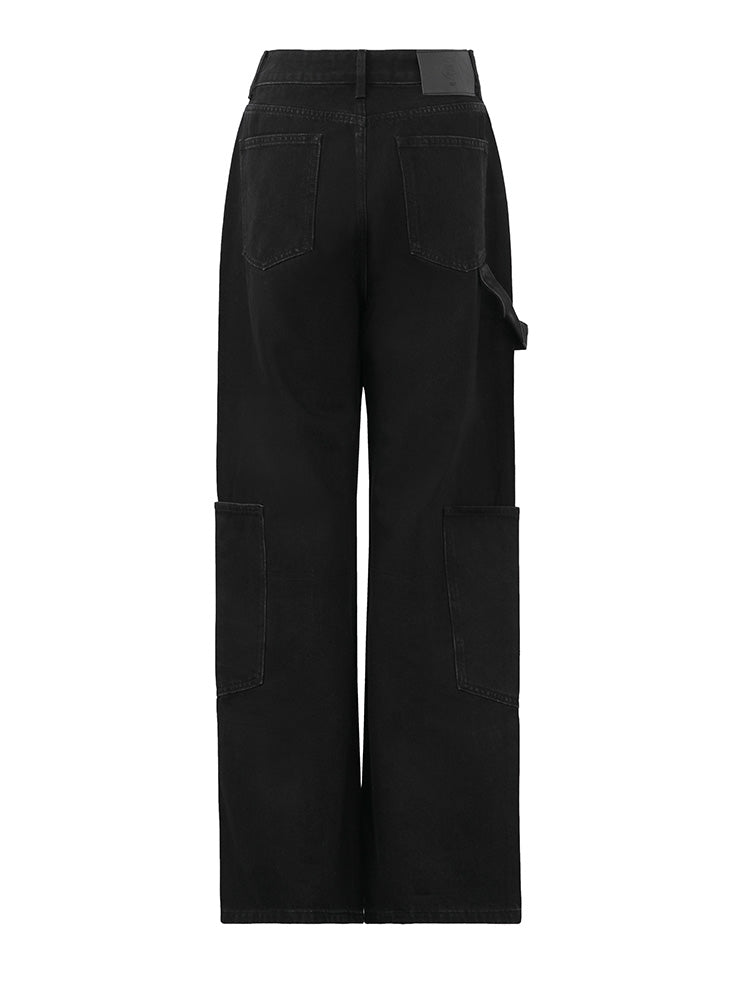 TCH Presale Crystal-Embroidered Graphic Denim Jeans