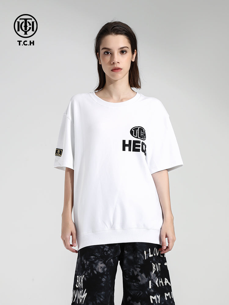 TCH Unisex Graphic Sparkle Knit T-shirt