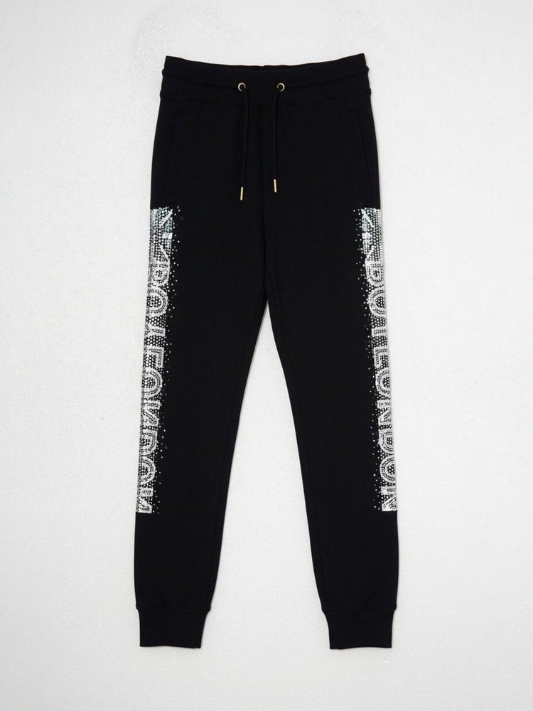 TCH Graphic Rhinestone High Waist Jogger Pants