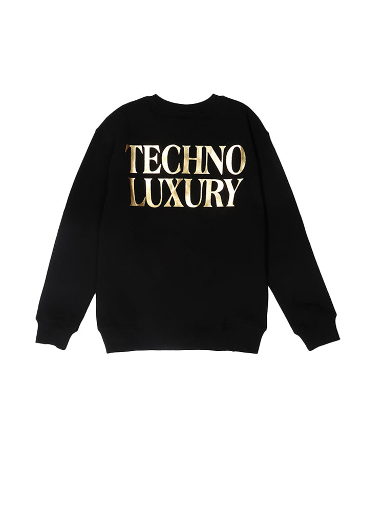 TCH Women's Gold Leopard Long Sleeve Sweatshirt