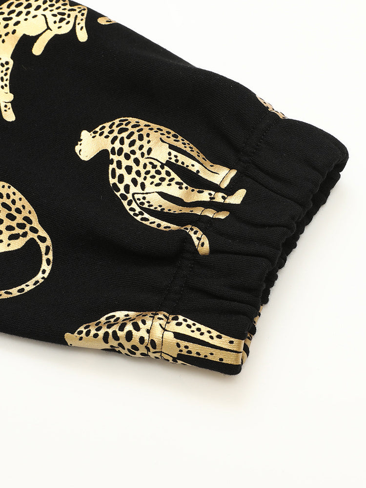 TCH Gold Rhinestone Graphics Unisex Pants