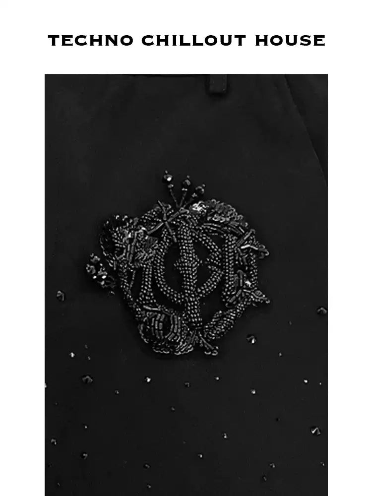 TCH Crystal-Embellished Sparkle Mis-Rise Shorts
