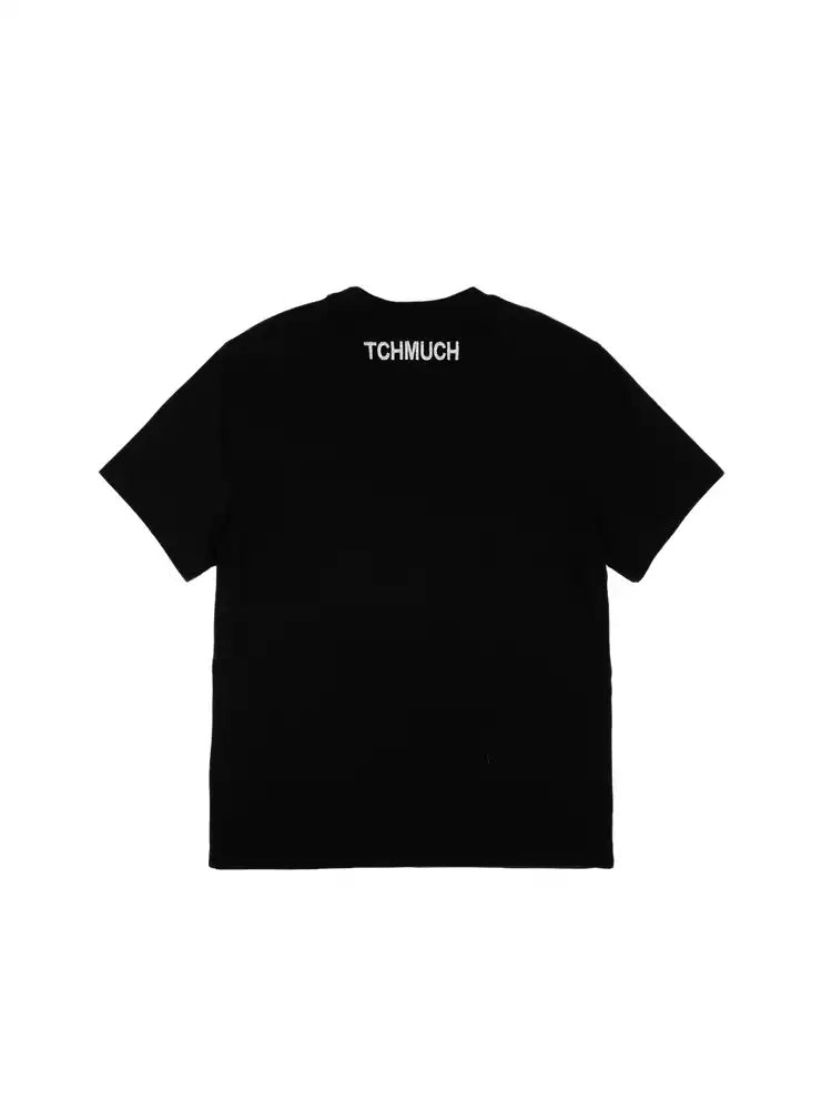 TCH Logo letter Rhinestone Black T-Shirt