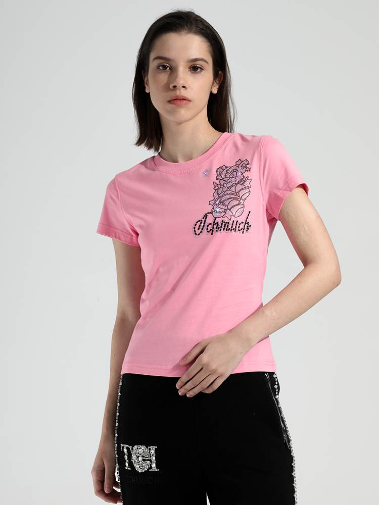 TCH Women's Diamond Graphic Short Sleeve T-Shirt