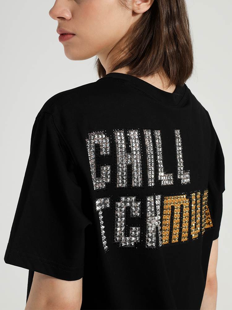 TCH Graphic Animal Hot Diamond Short Sleeve T-Shirt