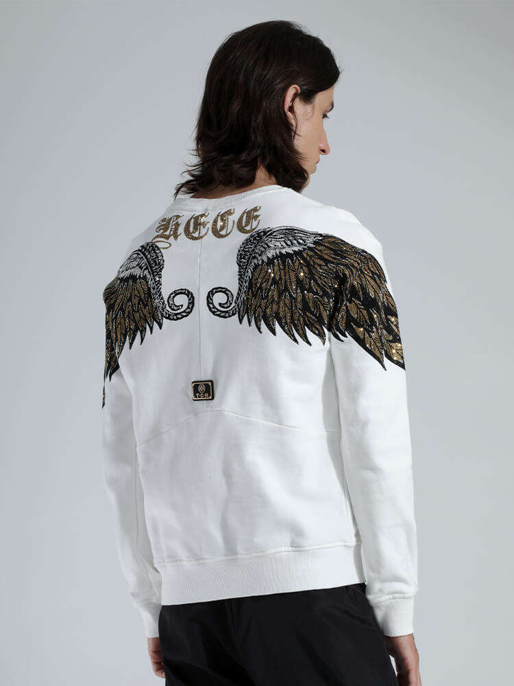 TCH Hot Diamond Angel Wings Unisex Sweatshirt