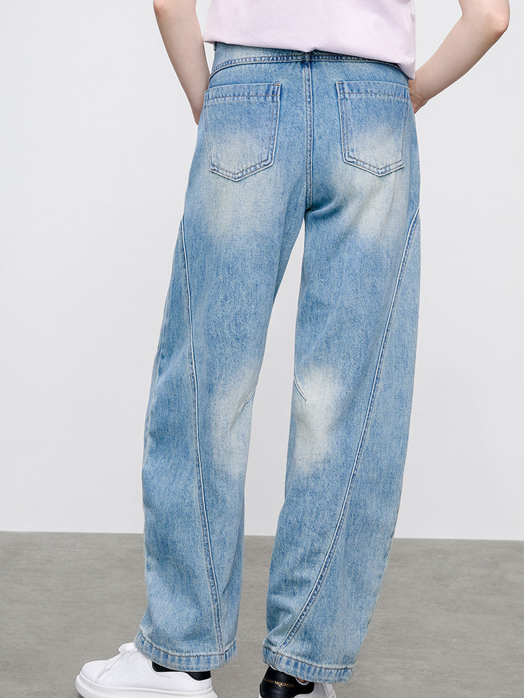 TCH Presale Wings Graphic Rhinestone  Workwear Jeans