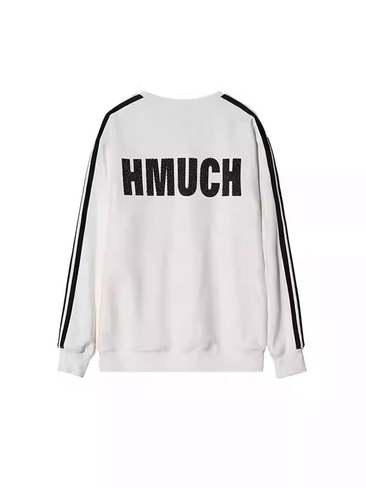 TCH Leopard Rhinestone Striple Sweatshirt