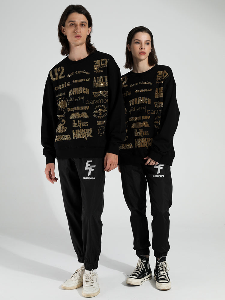 TCH Printed Crew Neck Unisex Sweatshirt