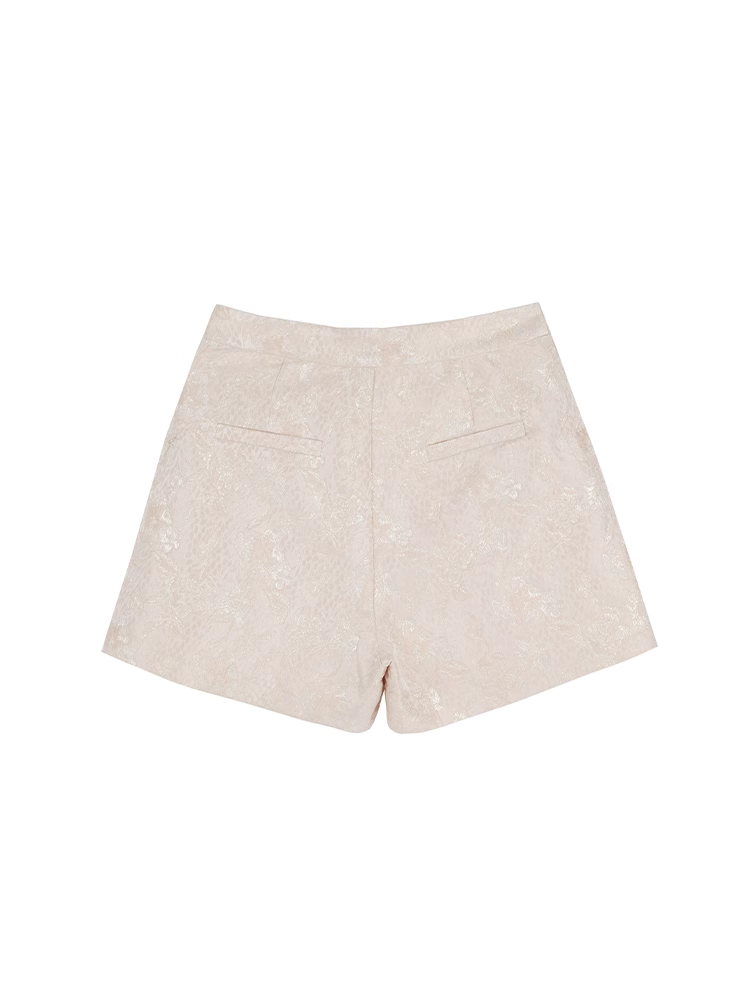 TCH Sparkle Butterfly Jacquard Rhinestone Shorts