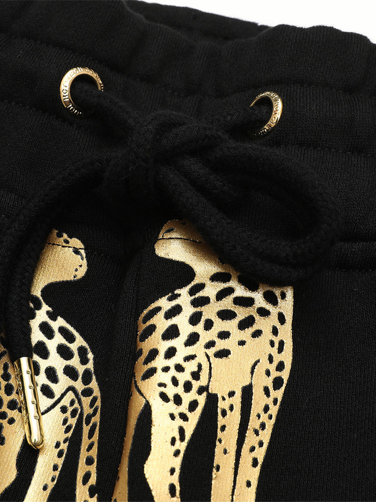 TCH Gold Rhinestone Graphics Unisex Pants