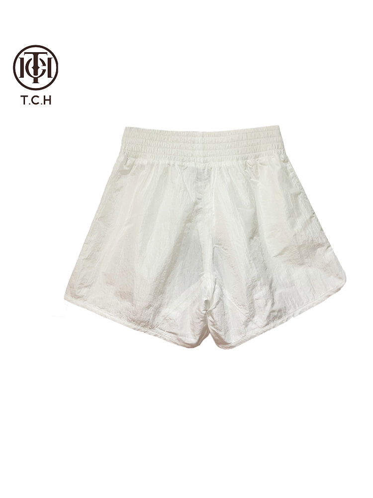 TCH Rhinestone Nylon Allover Cargo Shorts