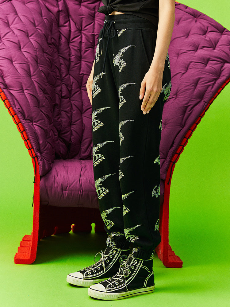 TCH Rhinestone Graphics Joggers Pants