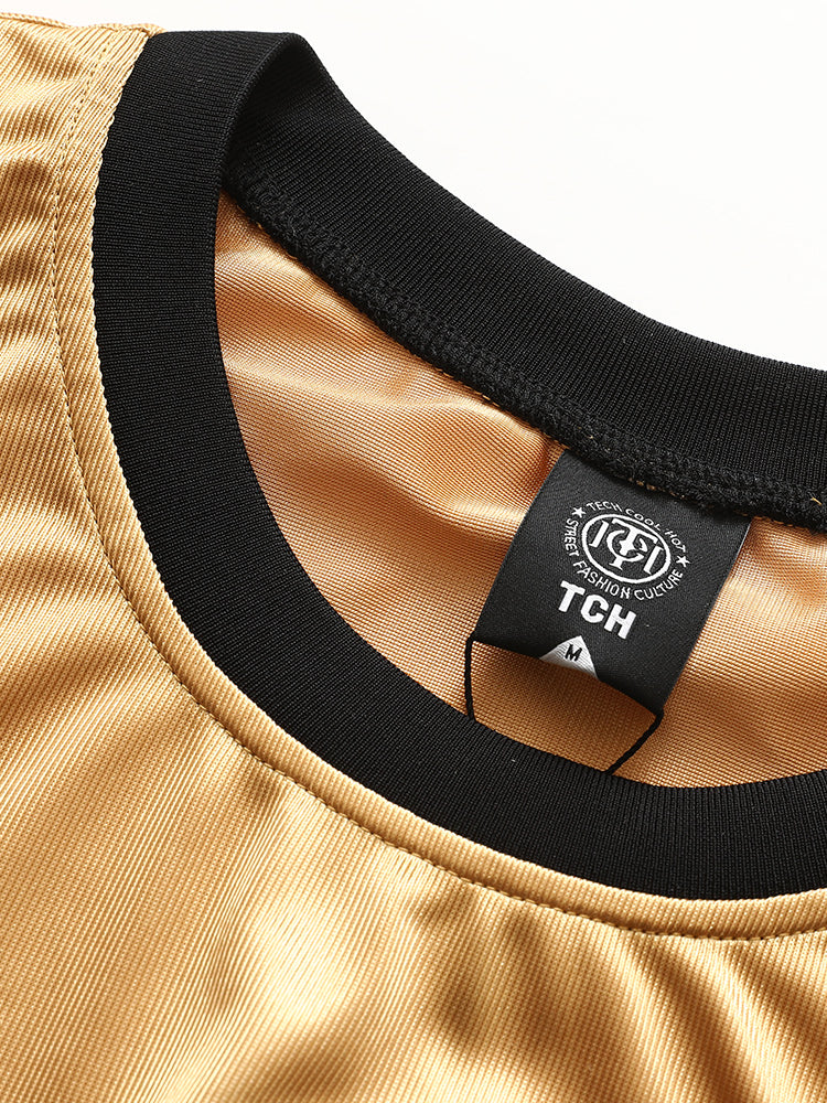TCH Rhinestone Letter Basketball Tank Top