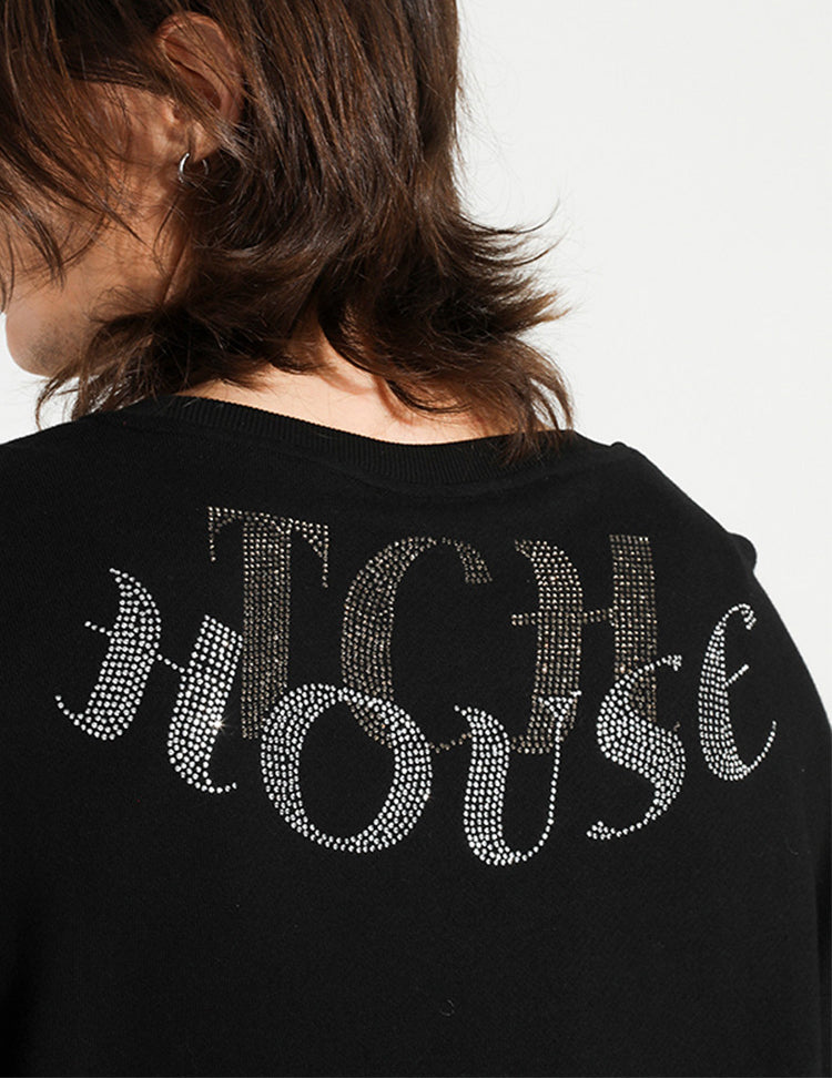 TCH Luxury Cartoon Animal Rhinestone Sweatshirt