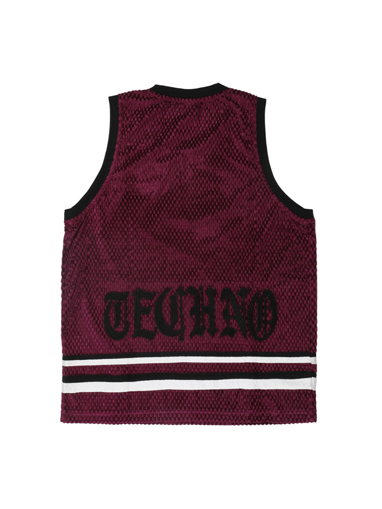 TCH Rhinestone Basketball Jersey Tank Top