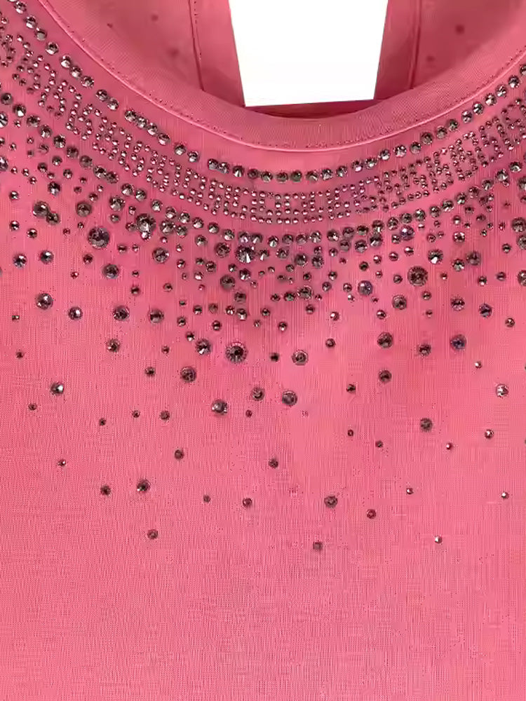 TCH Luxury Sparkle Bow Glitter Mini Dress