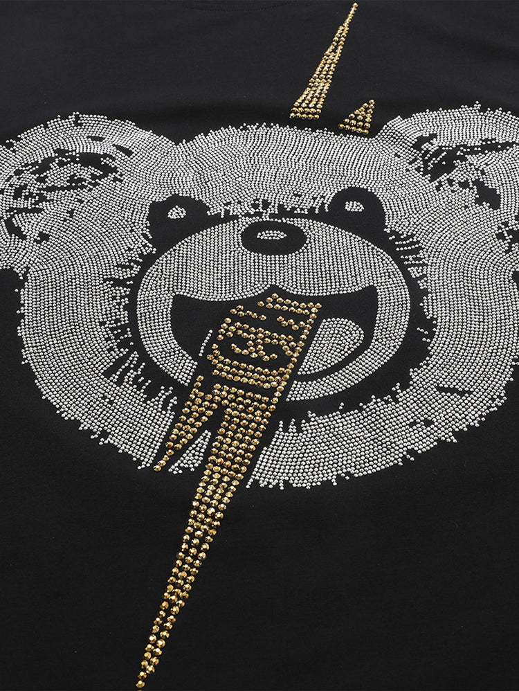 TCH Lightning Bear Rhinestone Sparkle T-Shirt