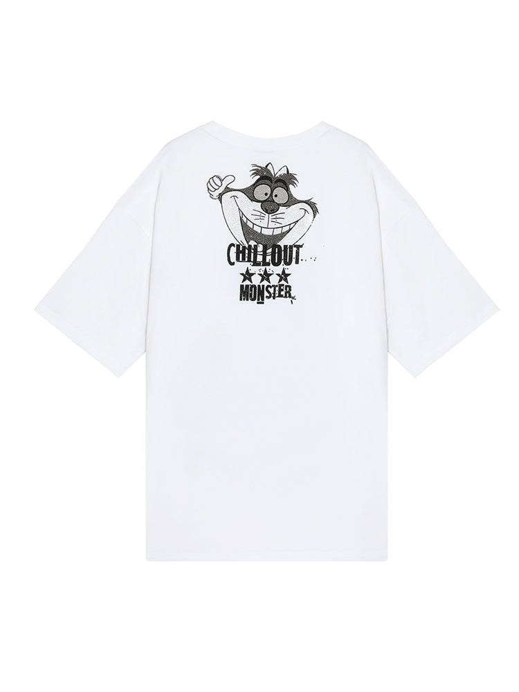 TCH Unisex Raccoon Print Sparkle T-shirt