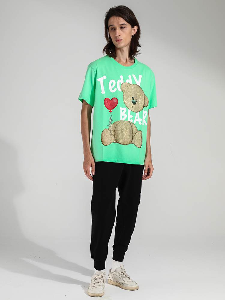 TCH Rhinestones Short Sleeve Graphic T-Shirt