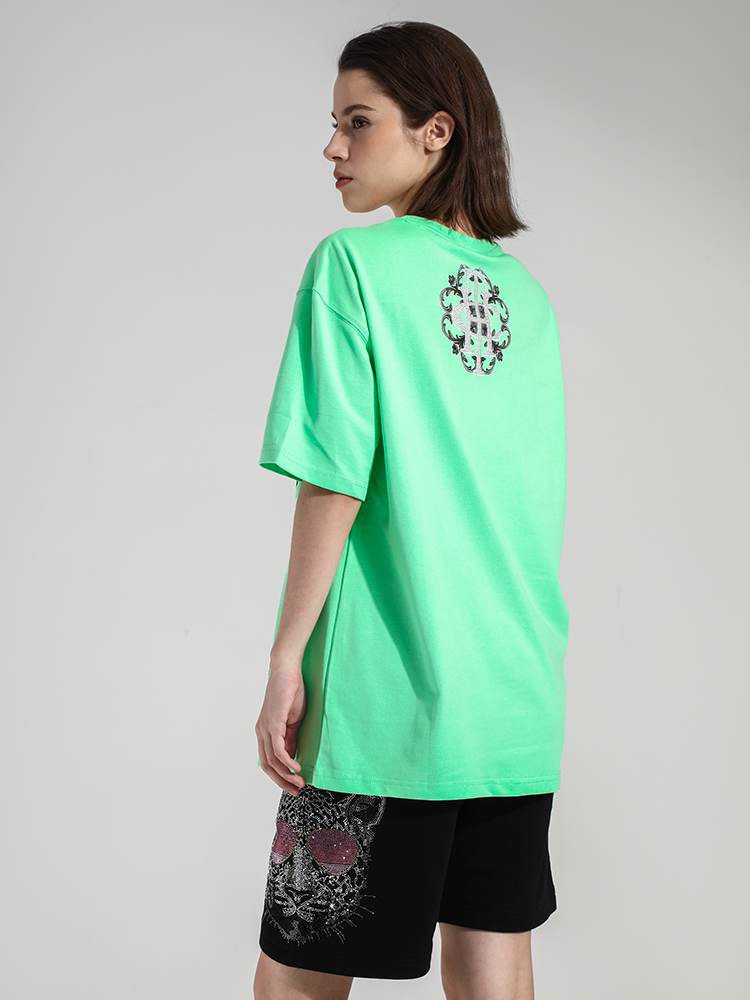 TCH Rhinestones Short Sleeve Graphic T-Shirt