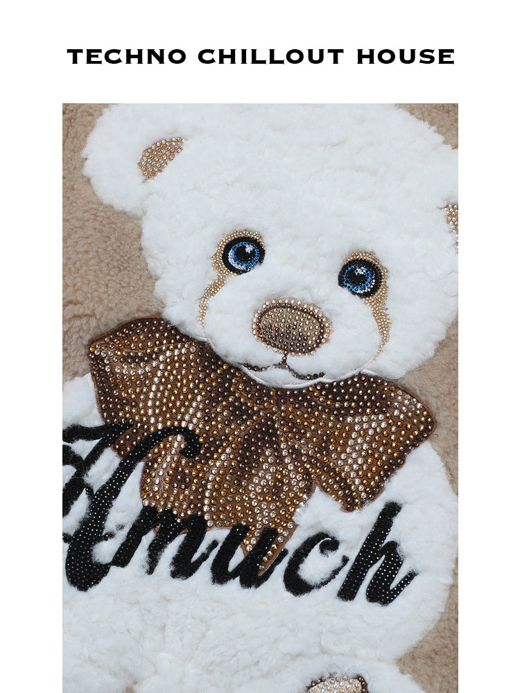 TCH Zip Up  Fleece Oversized Sherpa Jacket