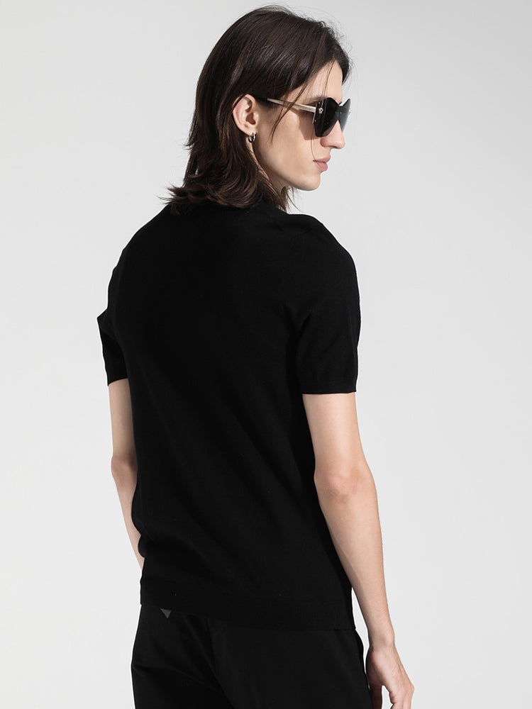 TCH Unisex Cheetah Rhinestone Shiny T-Shirt