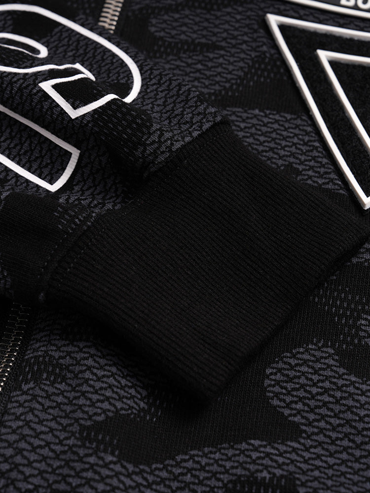 TCH Oversized Urban Camo Zip Hoodie