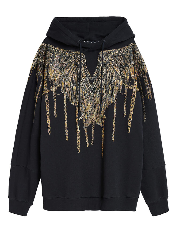 TCH Men's Diamond Wing Oversized Hooded