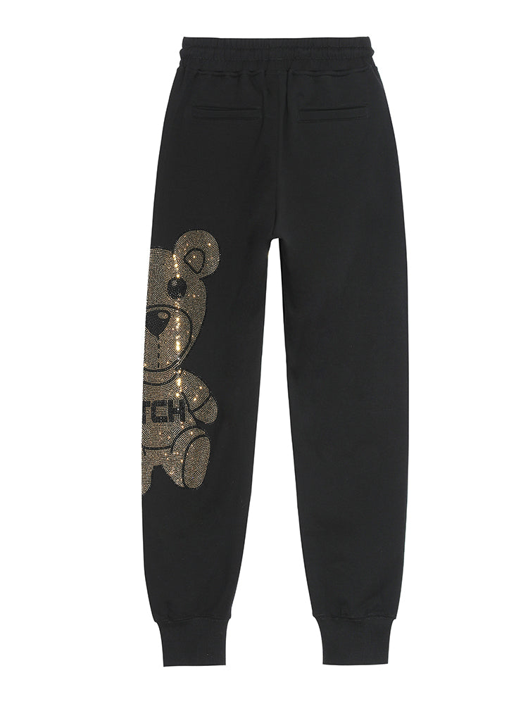 TCH Men's Hot Diamond Bear Cotton Long Pants
