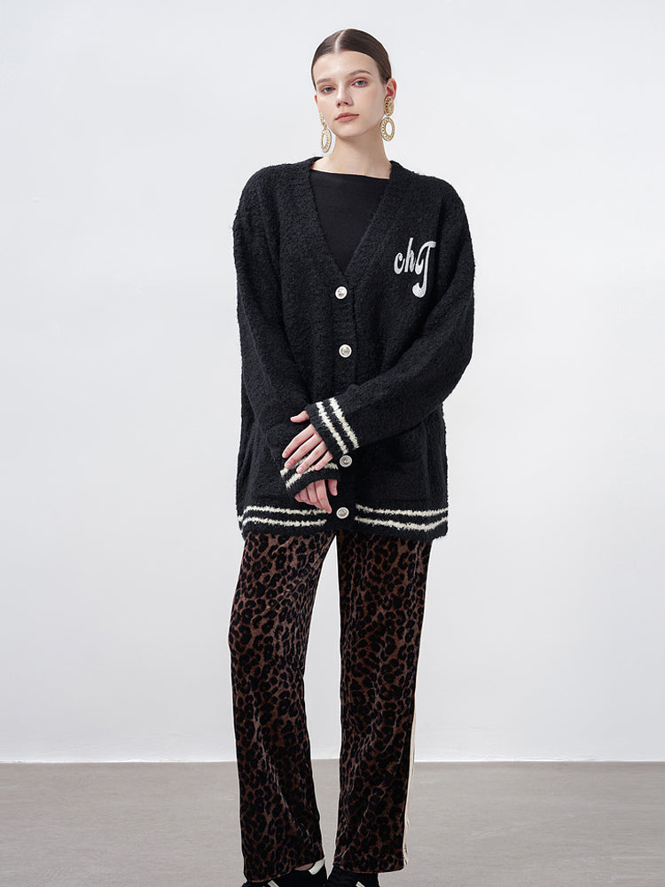 TCH Women's Rhinestone Wings Knit Cardigan