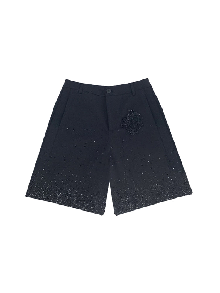 TCH Crystal-Embellished Sparkle Mis-Rise Shorts