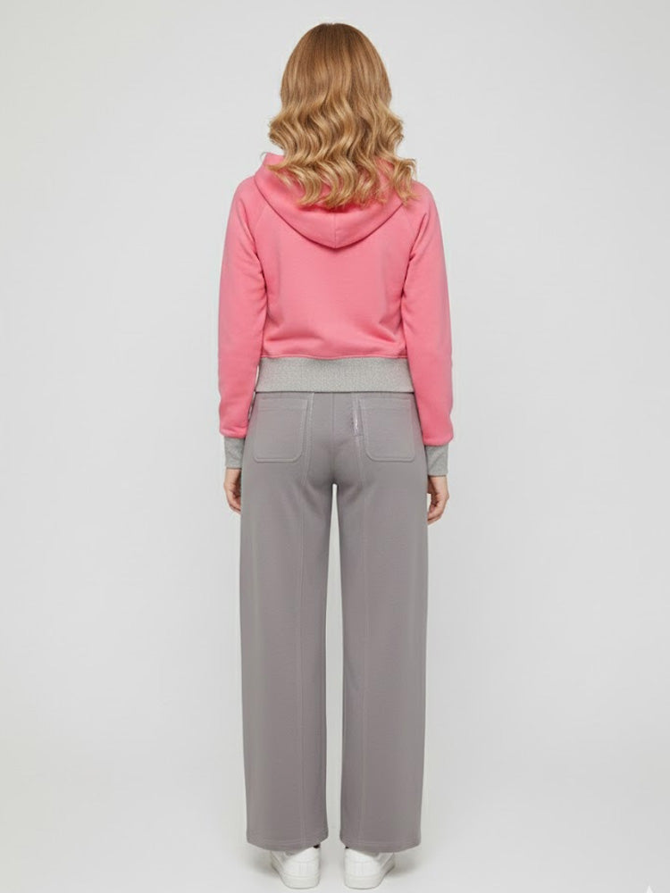 TCH Rhinestone Logo 2 Piece Outfit Tracksuits