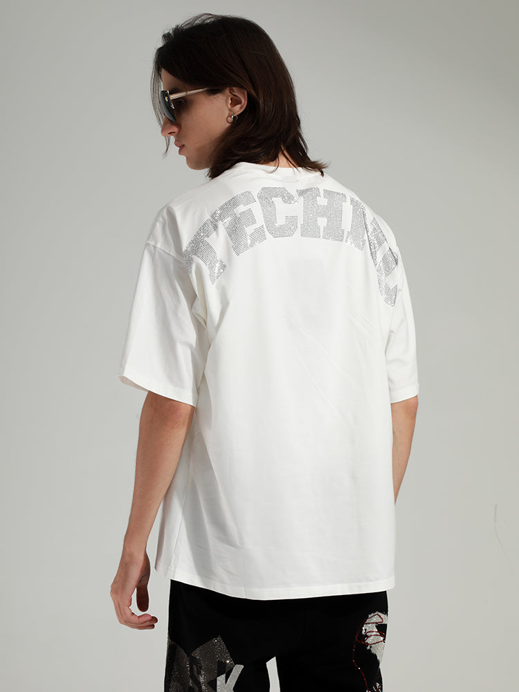 TCH Rhinestones  Casual Teddy Bear T-shirt